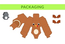 çocuklar için hazır hayvan model maketi şablonu, paper craft model animals